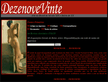 Tablet Screenshot of dezenovevinte.net